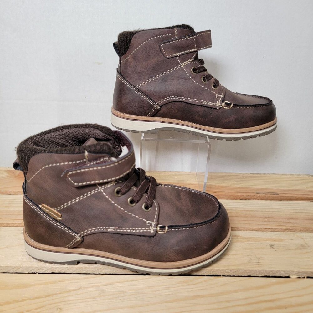 Magellan Brown Kids Hiking Boots - Size Toddler Boys 10